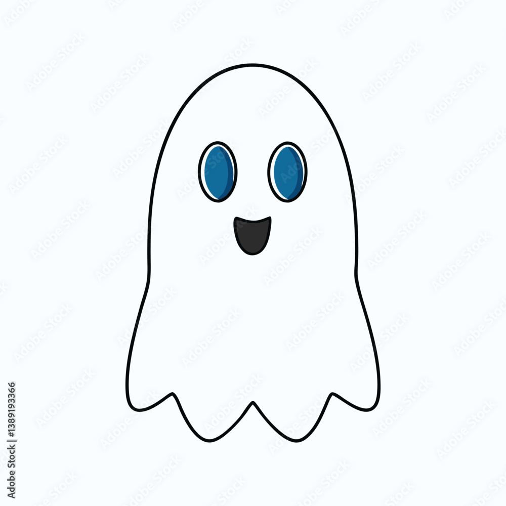 funny Ghost cartoon vector funny Ghost cartoon vector