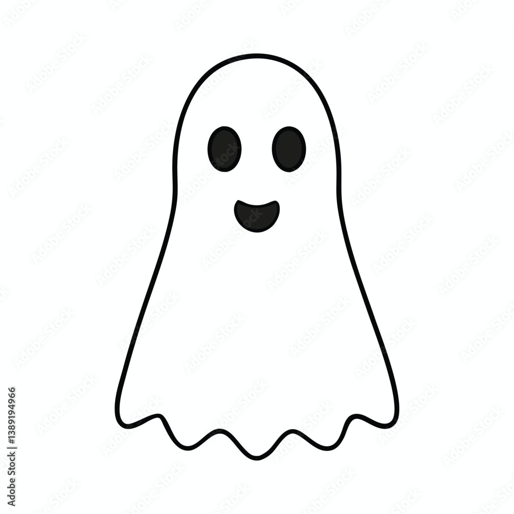 funny Ghost cartoon vector funny Ghost cartoon vector