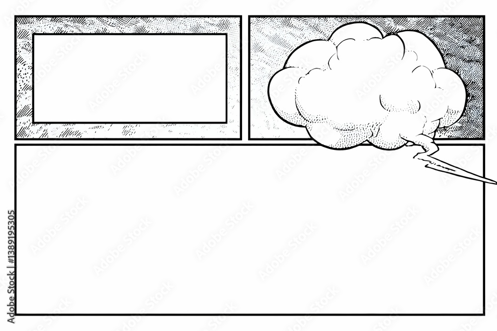 Funny comic layout blueprint for your creative storytelling adventures!