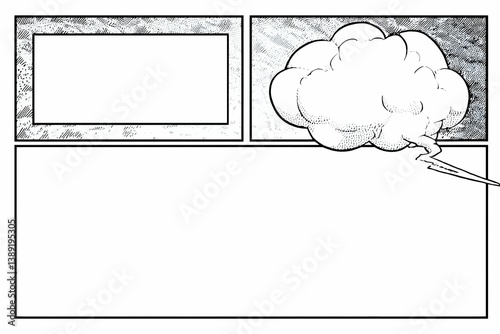 Funny comic layout blueprint for your creative storytelling adventures!