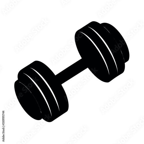 dumbbell isolated on white background