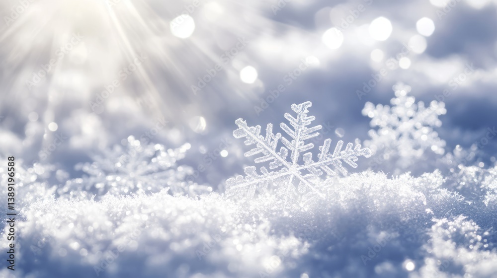 Delicate snowflakes descending in winter, capturing the essence of a serene holiday moment.
Delicate snowflakes descending in winter, capturing the essence of a serene holiday moment.