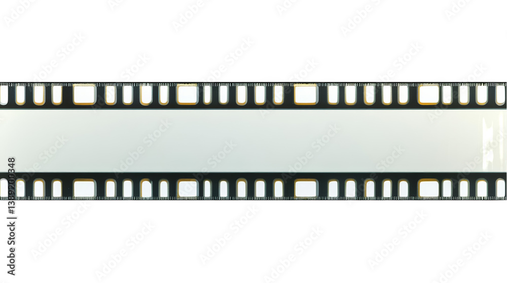 Isolated Film Strip Illustration on Transparent Background Isolated Film Strip Illustration on Transparent Background