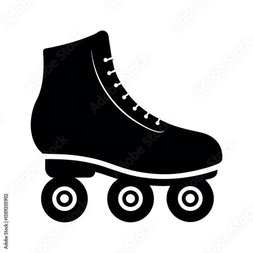 roller skates isolated on white