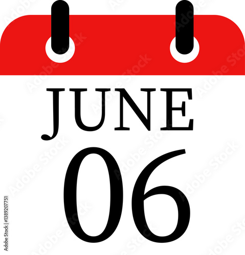 June calendar icon.Calendar Event schedule date. Meeting appointment time. Agenda plan, May month schedule calendar and Time planner.calendar date icon on white background.