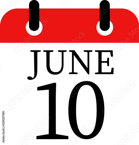 June calendar icon.Calendar Event schedule date. Meeting appointment time. Agenda plan, May month schedule calendar and Time planner.calendar date icon on white background.