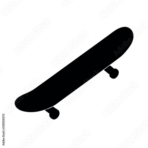 skateboard isolated on white
