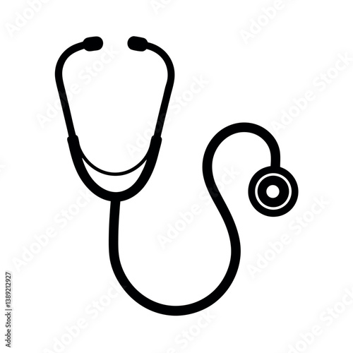stethoscope isolated on white background