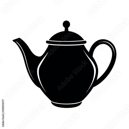 teapot isolated on white background