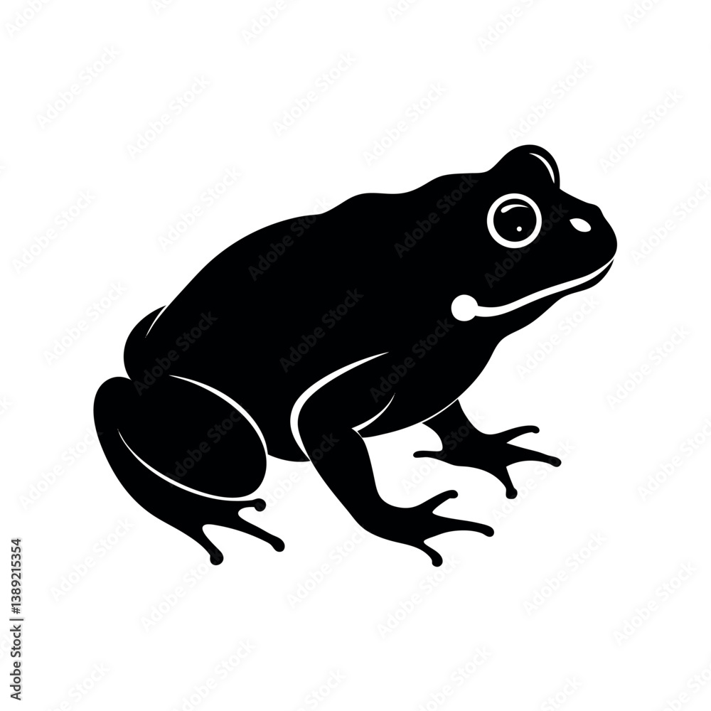 frog on white background frog on white background