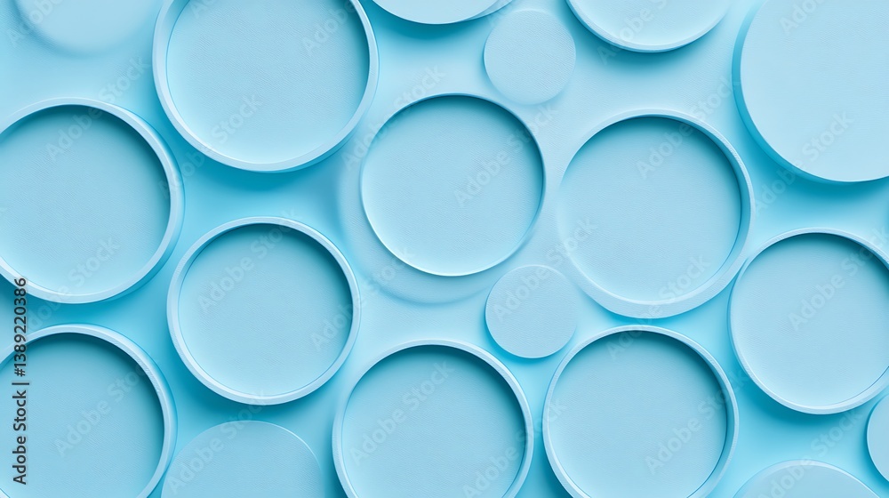 Abstract light blue circle pattern background. Abstract light blue circle pattern background.