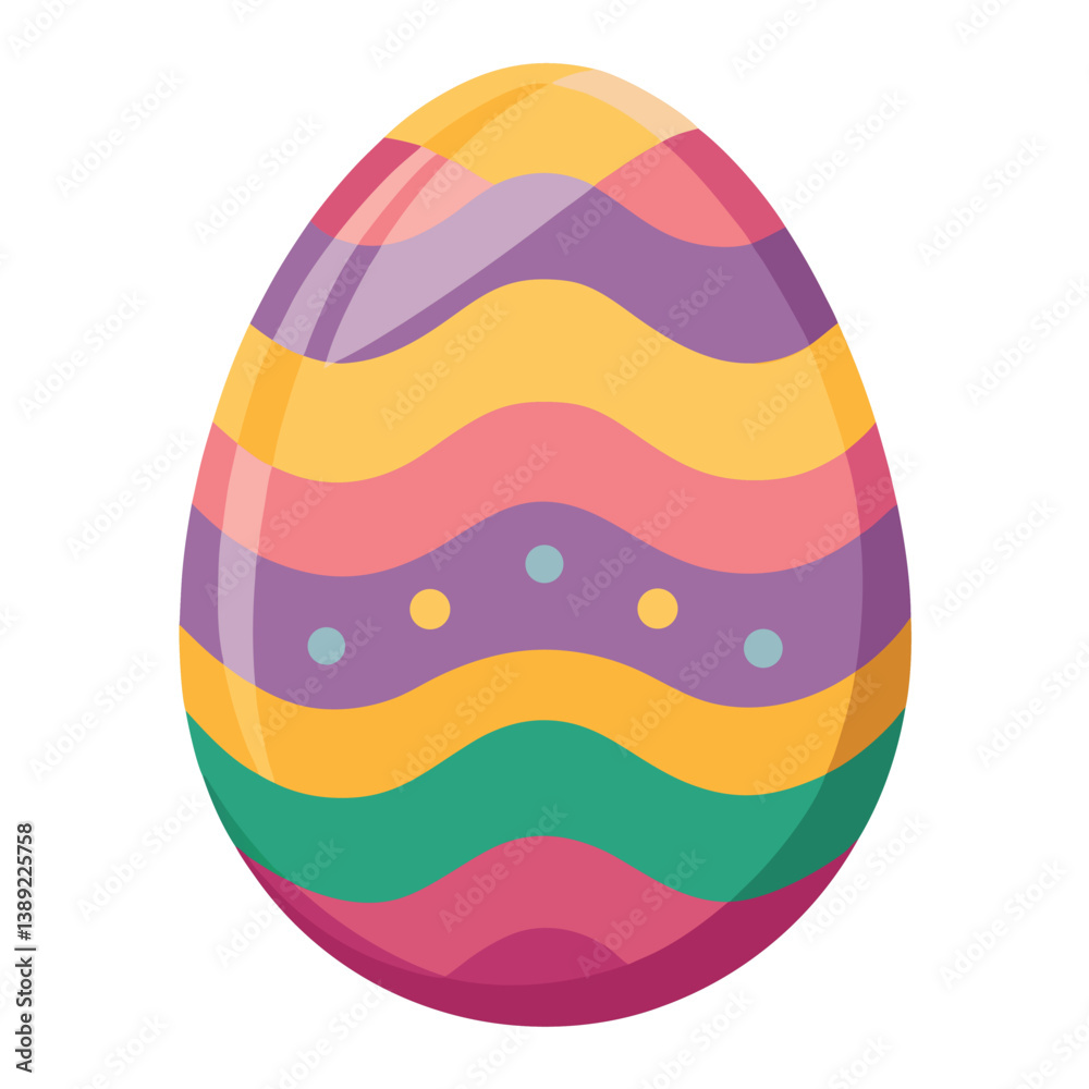 easter egg on white background easter egg on white background
