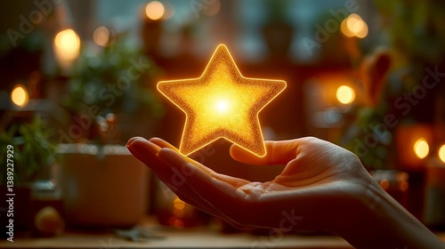 Glowing Star in Hand: Hope, Dreams, and Aspirations