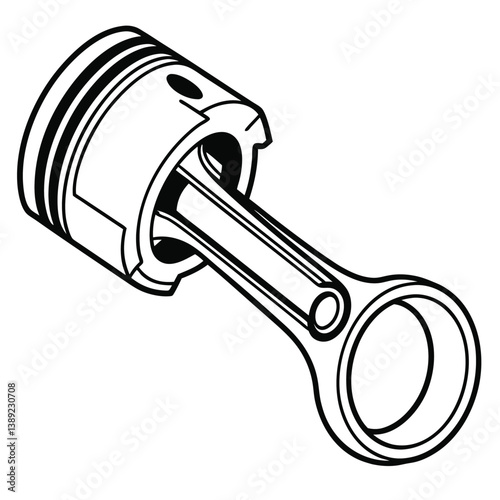 3d rendered illustration of a key