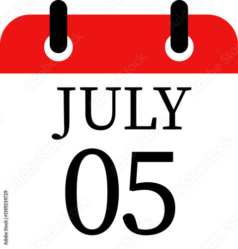 July calendar icon.Calendar Event schedule date. Meeting appointment time. Agenda plan, May month schedule calendar and Time planner.calendar date icon on white background.