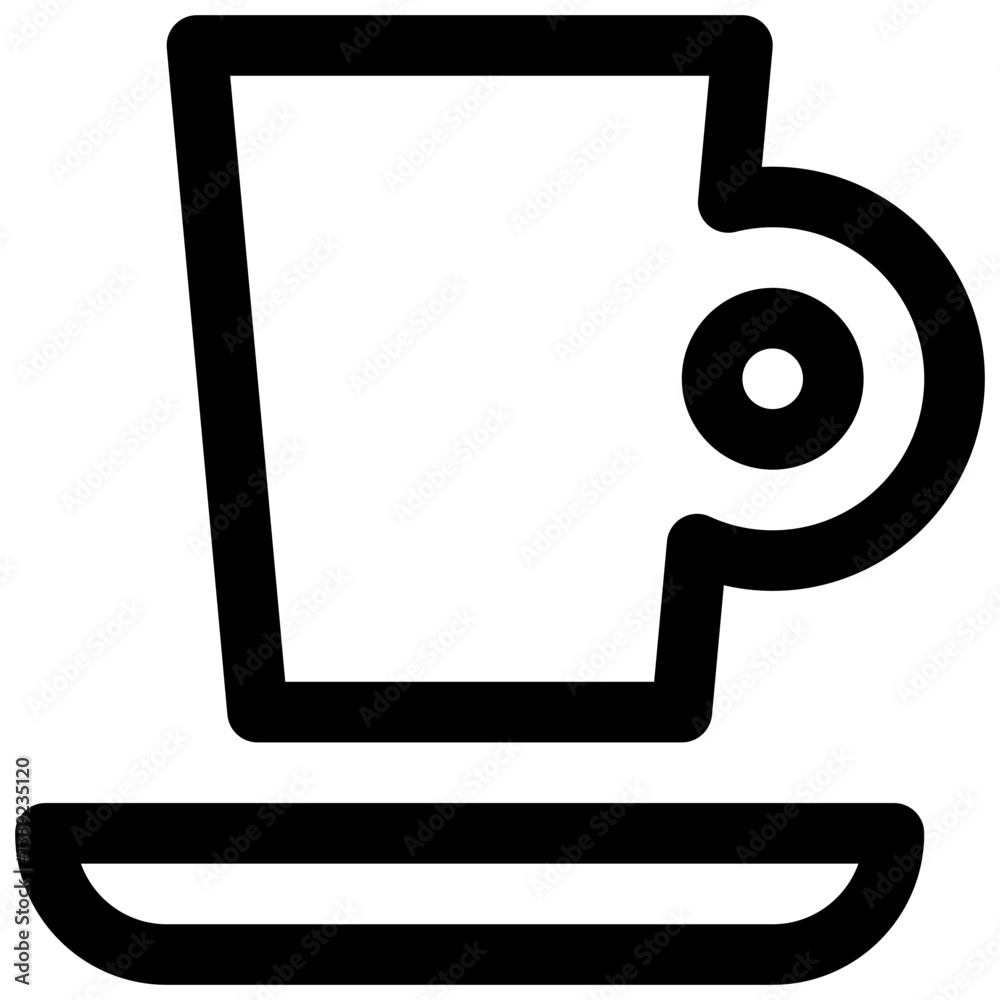 Cafeteria. Editable stroke vector icon. Cafeteria. Editable stroke vector icon.