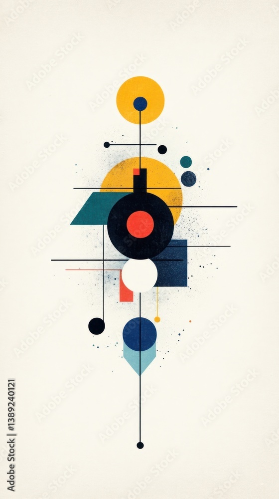Obraz premium Abstract geometric composition