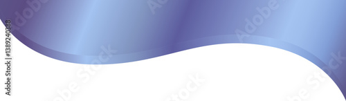 Luxury purple curved corner element