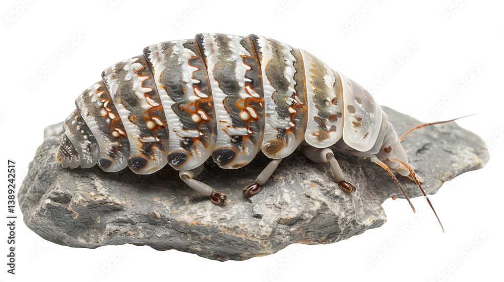 Chiton Navigating a Rocky Landscape in Search of Food and Shelter Chiton Navigating a Rocky Landscape in Search of Food and Shelter