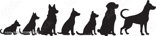 Dog Silhouette Bundle with Humans
