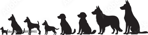 Dog Silhouette Bundle with Humans
