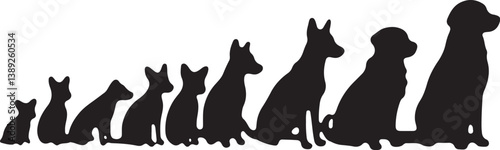 Dog Silhouette Bundle with Humans
