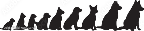 Dog Silhouette Bundle with Humans
