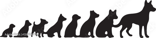 Dog Silhouette Bundle with Humans
