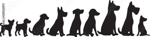 Dog Silhouette Bundle with Humans
