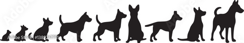 Dog Silhouette Bundle with Humans
