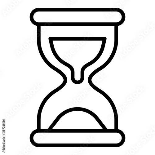 Classic Hourglass Time Icon