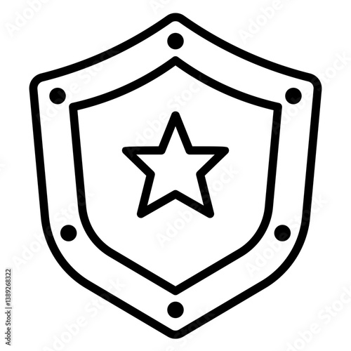 Protective Star Icon