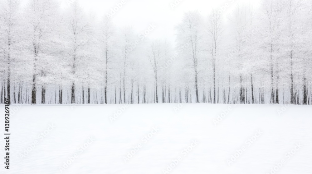 Fototapeta premium Winter wonderland landscape