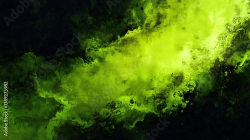 Wallpaper Mural Toxic Green Liquid Background with Bold and Vivid Texture Torontodigital.ca