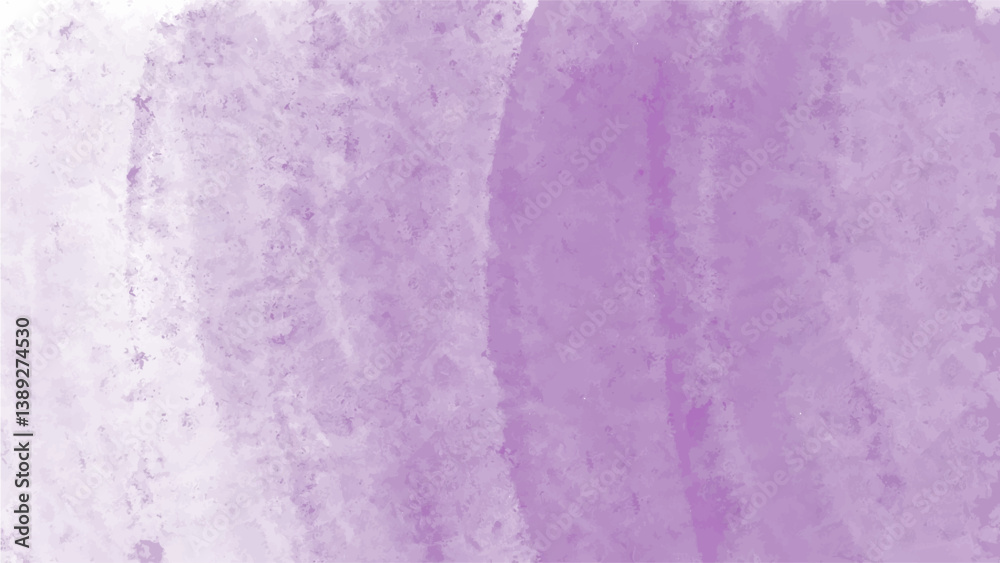 Purple watercolor background with copyspace for your design. vector.