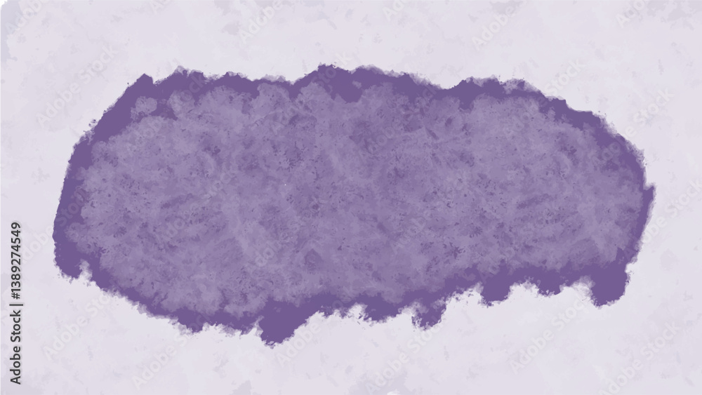 Purple watercolor background with copyspace for your design. vector.