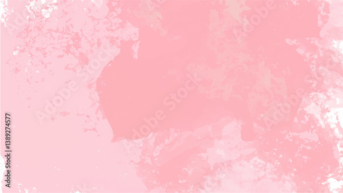 Obraz na płótnie Pink watercolor background with copyspace for your design. vector. w salonie
