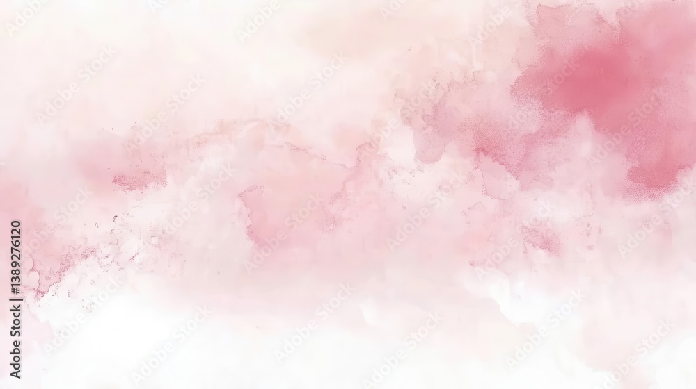 Obraz premium Abstract water-based painted pink background