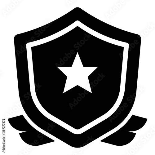 Protective Game Element With Star Icon