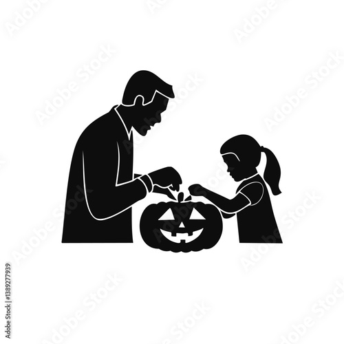 family silhouette, parenting icon, family bonding, father and daughter, mother and son, parents with kids, family dinner, travel with children, child care, parenting vector, daily life family, parent 