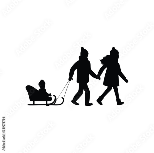 family silhouette, parenting icon, family bonding, father and daughter, mother and son, parents with kids, family dinner, travel with children, child care, parenting vector, daily life family, parent 