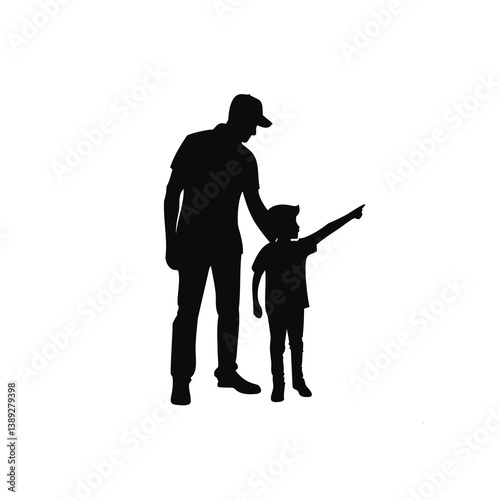 family silhouette, parenting icon, family bonding, father and daughter, mother and son, parents with kids, family dinner, travel with children, child care, parenting vector, daily life family, parent 