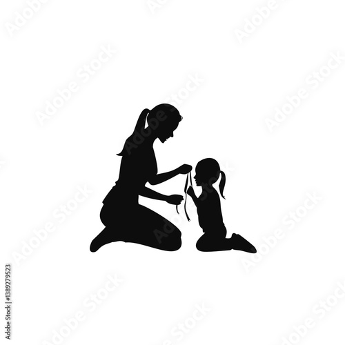 family silhouette, parenting icon, family bonding, father and daughter, mother and son, parents with kids, family dinner, travel with children, child care, parenting vector, daily life family, parent 
