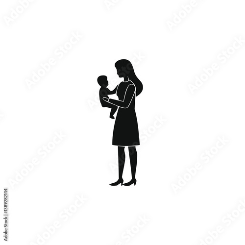 child silhouette, family icon, kids playing, parenting vector, child care, family love, father and daughter, mother and son, baby icon, childhood moments, happy family, parent child, fatherhood, 