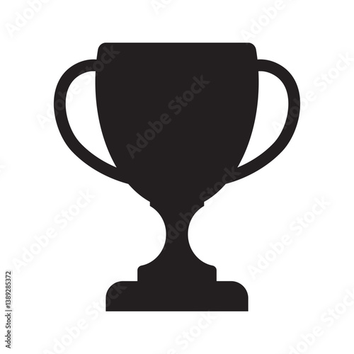 Trophy cup icon, victory cup icon. Trophy icon.