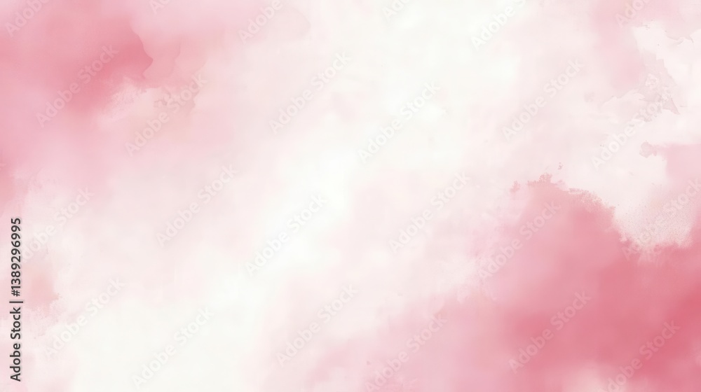 Obraz premium Abstract water-based painted pink background