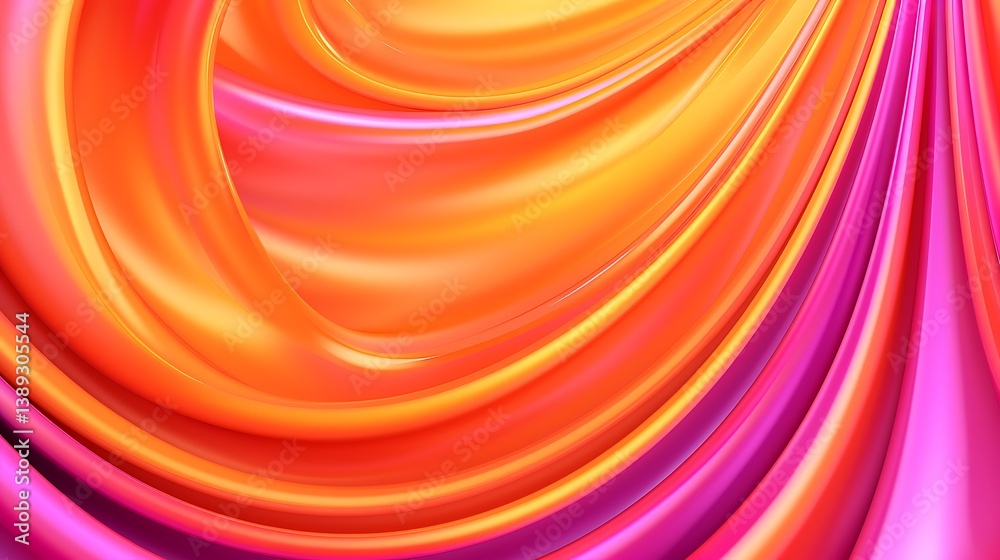 Vibrant flowing colorful abstract shapes and lines blending and merging Vibrant flowing colorful abstract shapes and lines blending and merging