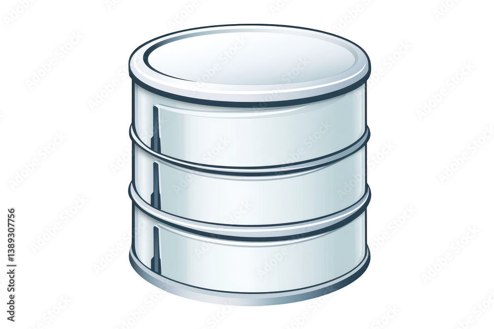 A shiny, metallic storage container with three stacked sections, often used for industrial or commercial purposes. This container symbolizes durability and efficiency in storage solutions A shiny, metallic storage container with three stacked sections, often used for industrial or commercial purposes. This container symbolizes durability and efficiency in storage solutions