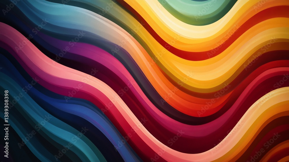 Abstract Colorful Wave Pattern Background Abstract Colorful Wave Pattern Background