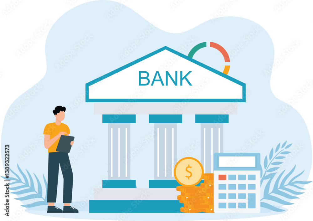 Bank statement,Easy bank payment concept. EDC machine, NFC Near field communication
Bank statement,Easy bank payment concept. EDC machine, NFC Near field communication